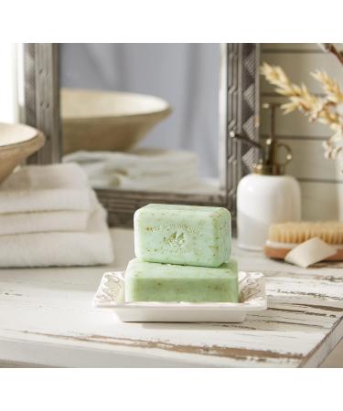 Pre de Provence Rosemary Mint Artisanal Soap Bar - 5.3 Ounce | Organic Shea Butter | Quad Milled French Skincare for Rich Moisturizing Lather - Buy Online on GoSupps.com
