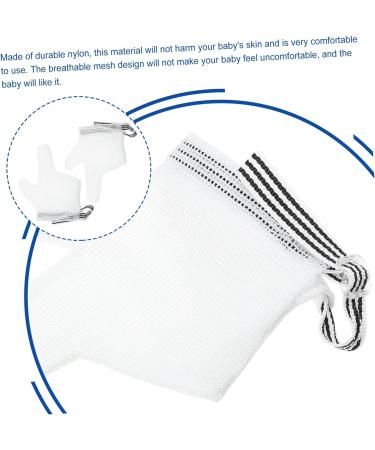 TOYANDONA Anti-Eating Infant Mittens - Stop Thumb Sucking Kit | Nylon Child Gloves 13x7.5cm - Buy Online on GoSupps.com