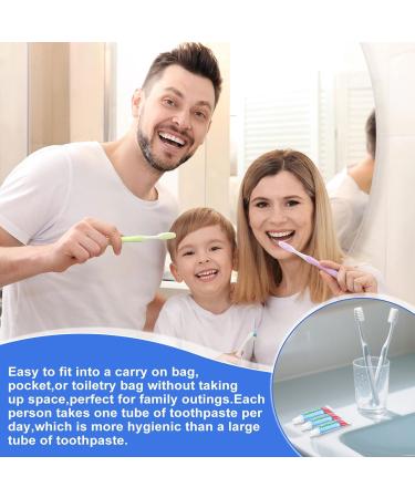 0.28oz Small Toothpaste Travel Size Bulk Mini Toothpaste Travel Mint Scent TSA Compliant for Hotel Camping Gym Office School Homeless 40 1 Ounce (Pack of 40) - Buy Online on GoSupps.com