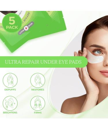 Repair Beauty Collagen & Peptides Under Eye Patches - Reduce Wrinkles, Eye Bags, Dark Circles - De-puff & Firm - Korean Skincare - 5 Pairs - Buy Online on GoSupps.com
