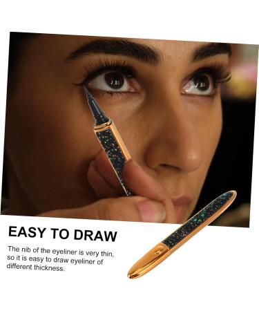 FOMIYES Self Adhesive Mascara Black Liquid Eyeliner Eye Liner Pencil Makeup Accessories Matte Paste Drill 1 count (Pack of 1) Colorful - Buy Online on GoSupps.com