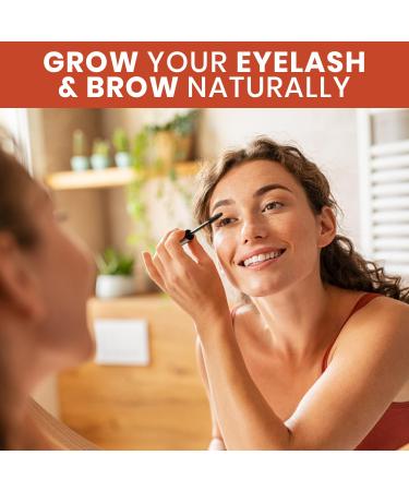 Papa Rozier Farms All-Natural Eyelash & Brow Growth Serum - Boost Growth with Castor Moringa & Rosemary Oils - Buy Online on GoSupps.com
