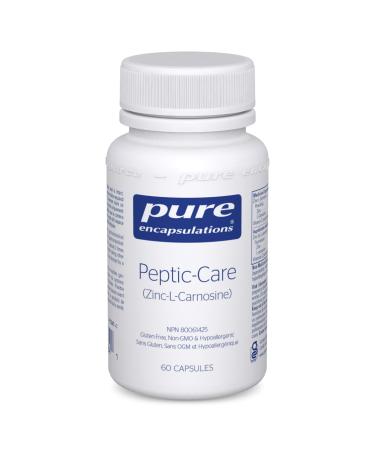 Pure Encapsulations - Peptic-Care ZC - Hypoallergenic Supplement Provides Antioxidant Support for Overall Gastric Health and Comfort - 60 Vegetable Capsules