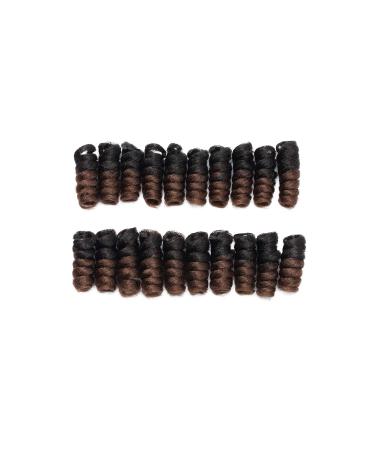 3 Packs Jamaican Bounce Crochet Curl Hair Extensions - Afro Kinky Braids | Black to Light Auburn | Ideal Synthetic Crochet Braids for Stylish Looks - Buy Online on GoSupps.com