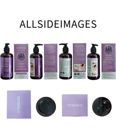 Buy Lavender Peppermint Massage Oil - 10.2 fl. oz | Moisturizing Body Oil for Men & Women | Soothing Skin Care - Buy Online on GoSupps.com