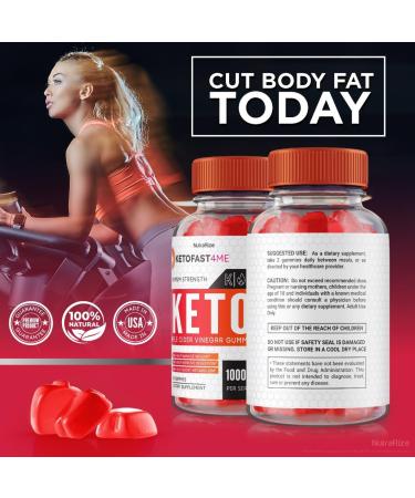 KetoFast4ME ACV Gummies (2 Pack) - Advanced Weight Loss Keto + ACV Maximum Strength Supplement | Keto Fast4ME Gummy Reviews (120 Gummies - Buy Online on GoSupps.com