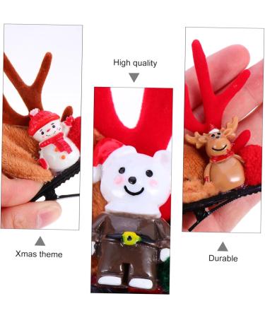 minkissy 12 Pairs Christmas Ball Hairpin Christmas Hair Clips Antler Hairpins Hair Jewels for Women Hair Clips for Kids Deer Antler Headband Christmas Bobby Pins Christmas Headdress Set - Buy Online on GoSupps.com
