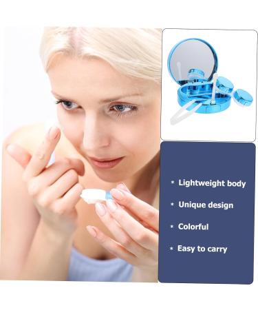 GLEAVI Glasses Case & Holder Organizer - 2 Sets Terrarium Style - Blue 7.5x7.5cm - International Shipping Available - Buy Online on GoSupps.com