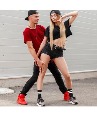 Buy Utensilsto 6 Pairs Unisex Tennis Socks - Cotton Sports Socks for Men & Women | Black White & Multicolor - Buy Online on GoSupps.com