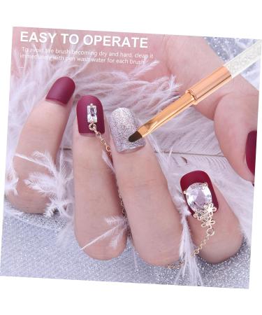 1pc Nail Pen Nail Art Painting Pen Manicure Painting Pen Nail Painting Builder Carving Pen 3d Drawing Pen Uv Gel Brush Detail Brush Plastic Round Mouth - Buy Online on GoSupps.com