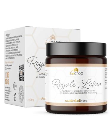 Threat Royale Lotion - 100g body lotion with gel e royale shea butter acacia honey & propolis has a moisturizing & irritable skin (100g) 100 ml (1 Pack)