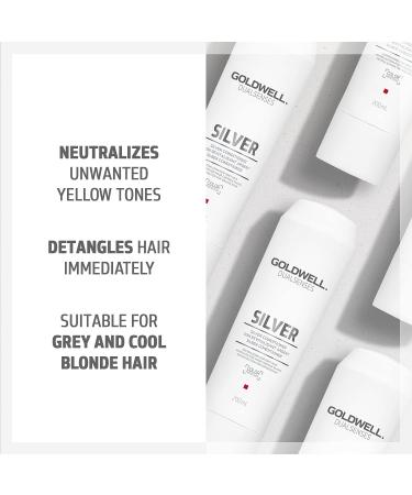 Goldwell Dualsenses Silver Conditioner - Enhance and Maintain Silver Tones - Buy Online on GoSupps.com
