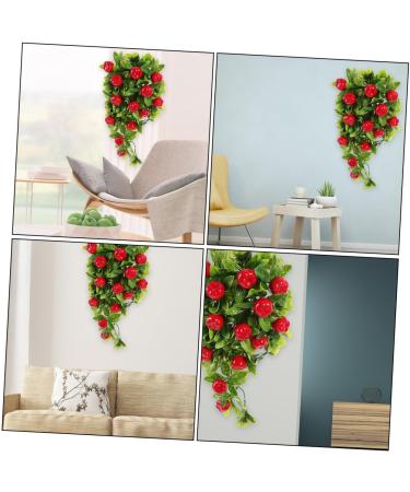 ABOOFAN 2pcs String Simulated Fruit Hanging Ornaments Garland Home Decor Hanging Teardrop Wreath Artificial Fruit Swag Artificial Hanging Fruit Simulation Fruit Fake Fruit Vine Rattan - Buy Online on GoSupps.com
