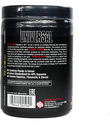 Universal Nutrition Tribulus Pro - Natural Vegetable Hormone Booster for Muscle Growth | 110 Capsules with Saponins & Flavonoids - Buy Online on GoSupps.com