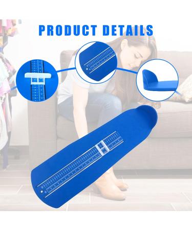 2 Piece Footmuff & Shoe Size Measuring Device for Children & Adults - Accurate Foot Measurement from Size 15 to 48 - Essential Shoe Accessories - Buy Online on GoSupps.com