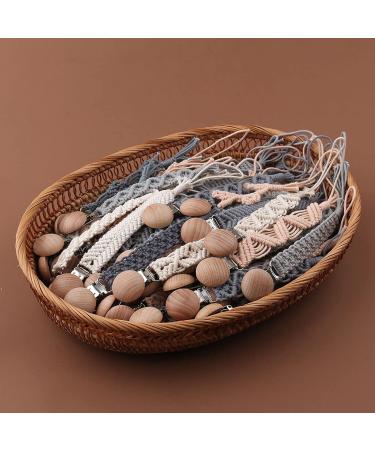 TIAN-K Cotton Woven Pacifier Chain - Stylish & Safe Pacifier Holder | International Shipping - Buy Online on GoSupps.com