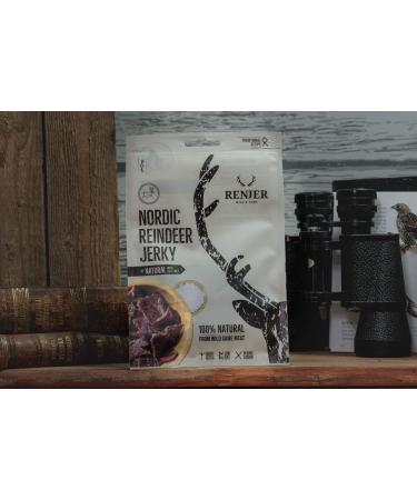  Renjer Reindeer Jerky Sea Salt 25 g 1Unit  - Buy Online on GoSupps.com