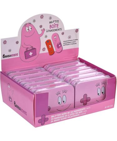 Barbababas Children's Plaster - 24 Beautifully Designed Plasters in Metal Storage Box | Perfect for Backpacks & Handbags - Buy Online on GoSupps.com