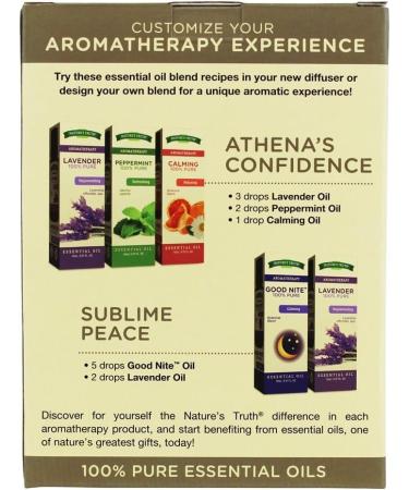 Nature's Truth Ultra-Sonic Aromatherapy Diffuser - Elegant Wood-Look | USB Adapter Included | International Shipping Available - Buy Online on GoSupps.com