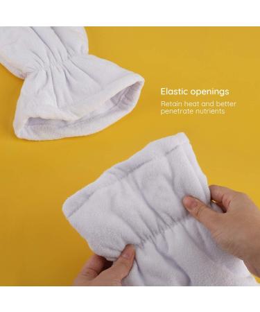 Segbeauty Gants de bain en paraffine Blanc Taille L - Buy Online on GoSupps.com