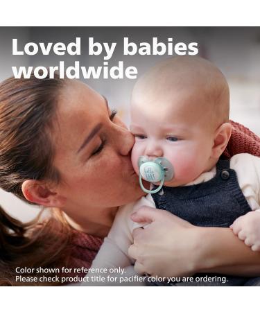 Philips AVENT Ultra Soft Pacifier 0-6 Months Arctic White/Green 4 Pack - SCF214/40 - Buy Online on GoSupps.com