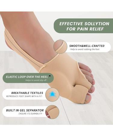 KTSAY Upgraded Bunion Corrector 2 Pcs Set for Women & Men - Non-Surgical Bunion Socks for Day/Night Support, Hallux Valgus Pain Relief, Comfortable & Breathable - Non-Slip Big Toe Straightener - Buy Online on GoSupps.com