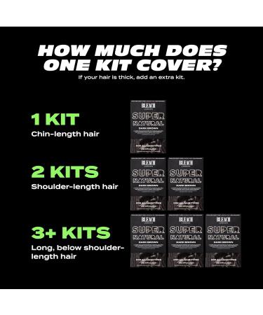 Bleach London Dark Brown Super Natural Kit - Semi-Permanent Colour Correction - Buy Online on GoSupps.com