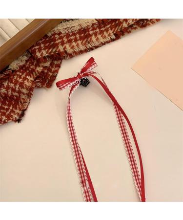 Ribbon Hairpin Hair Ribbon Bow Clip Elegant Barrettes For Women Suitable For Everyday Use - Buy Online on GoSupps.com
