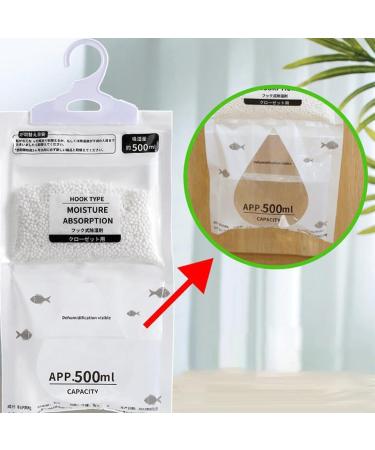 Qiyifang Moisture Absorber Bags - 4-Pocket Air Purification for Home & Storage | Ideal for Kitchen Bedroom Bathroom & Wardrobe - Buy Online on GoSupps.com
