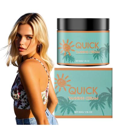  Bsbkoj Natural Selfs Tan Cream Moisturizer Tan Enhancer 50g Natural Looking Skin Moisturizing Benefits Sunless Lotion Radiant Glow for Outdoor Beach and Sunbeds Use  - Buy Online on GoSupps.com