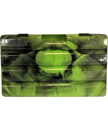 Evolution Outdoor 3700 Drift Series Fishing Tackle Tray - Green Tackle Box Organizer with Removable Compartments and Clear Lid - Buy Online on GoSupps.com