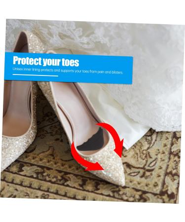 FOMIYES Metatarsal Cushion Inserts - 42 Pairs Padded Toe Plug Half Size Insoles for High Heels - Unisex High Elastic Sponge Toe Caps - Buy Online on GoSupps.com