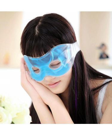5 Pcs Ice Compress Patch | Blue Ice Eye Cover for Woman Man | Hollow Eye Cooling Cover for Woman Sleeping Headaches Skin Care Blue Dobooo - Buy Online on GoSupps.com