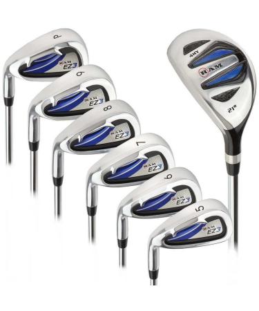 Ram Golf EZ3 Mens Left Hand Iron Set 5-6-7-8-9-PW - Free Hybrid Included