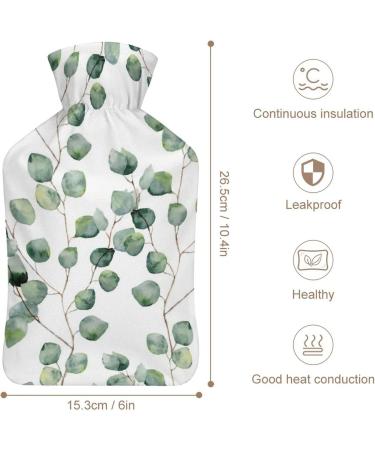 Hot Water Bottle with Lid - Rubber Pain Relief Bag for Cramps & Cold Therapy | International Shipping Available - Buy Online on GoSupps.com