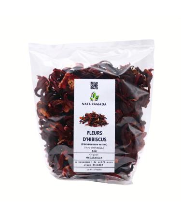 Naturamada Naturamada - Dried Hibiscus Flowers Infusion Cooking and Wellness 100% Natural and Authentic (25g)