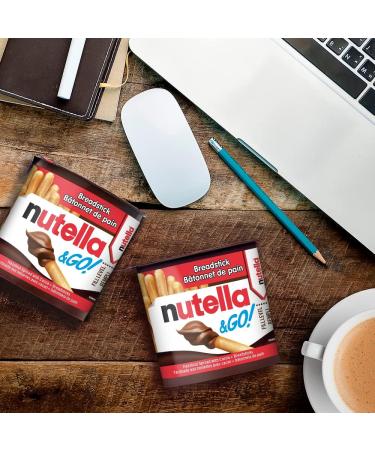 NUTELLA & GO! Hazelnut And Cocoa Spread With Breadsticks Snack Packs 6 Packs Of 4 2.0 Kilograms Nutella & GO! 24 Pack - Buy Online on GoSupps.com