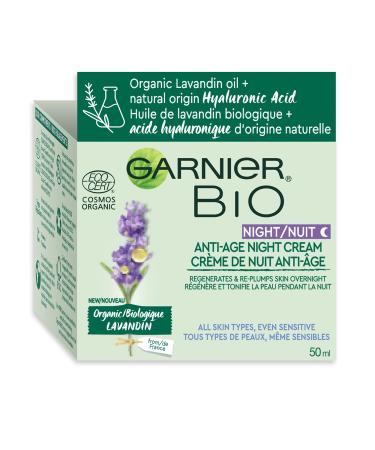 Garnier Bio Anti-Age Night Cream With Organic Lavandin 50ml 207 Grams