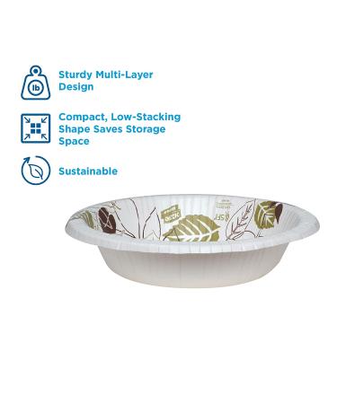 Dixie Ultra 12 oz. Heavy-Weight Paper Bowls | Pathways Design | 500 Count (125 Bowls Per Pack, 4 Packs Per Case) by GP PRO - Buy Online on GoSupps.com