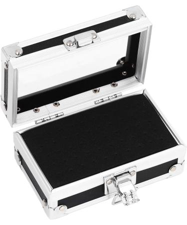 Efficient Nail Drill Bit Storage Box with Multi Hole Capacity Durable Construction Transparent Flip Cover for Salon Nail Grinding Head (Black) - Buy Online on GoSupps.com