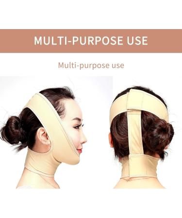 Chin Lipo Compression Garment - Post Surgery Neck & Chin Wrap for Skin Tightening and Sagging Prevention - Men & Women - Buy Online on GoSupps.com