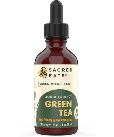 Organic Green Tea Liquid Extract Drops - Immune Support Supplement with Antioxidants & Polyphenols for Gentle Energy - Non-GMO, Alcohol & Gluten Free - Buy Online on GoSupps.com
