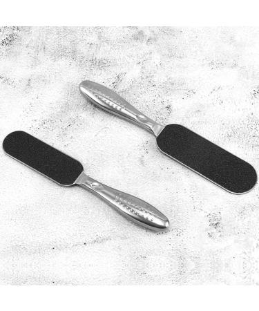 Exceart Double-Sided Pedicure Tool - Callus Remover & Care Tool (23cm) | Durable Metal & Plastic Scraps | International Shipping Available - Buy Online on GoSupps.com