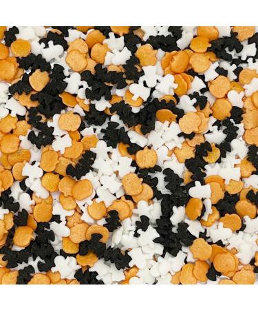 Halloween Mix Cake Topper Sprinkles - 25g Edible Glimmer Sugar Shapes for Halloween Themed Party Cakes - Buy Online on GoSupps.com