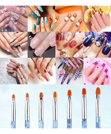 BeGlory 21PCS Acrylic Nail Brush Set - UV Gel & Acrylic Application Brushes for Nail Art - Blue Nail Salon Tools - Buy Online on GoSupps.com