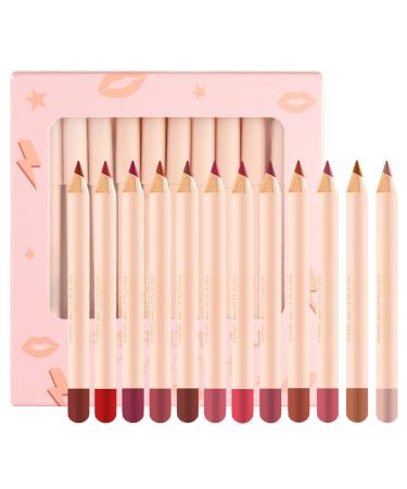 G n rique Lip Pencil Set | 12-Color Multifunctional Lip Pencil Nourishing Lipstick for Women Lovers Girlfriends Mothers Aunts Makeup Lovers and More