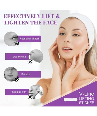 Face Lift Tape - Invisible Instant Face-lifting Tool for Double Chin & Tightened Skin - 60 Count - Best Gift for Women - Buy Online on GoSupps.com