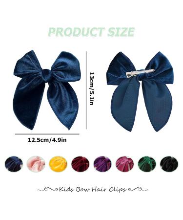 8 Pieces Large Hair Loops - Perfect Hair Accessories for Toddlers & Girls | Ideal for Daily Wear Birthdays & Celebrations - Buy Online on GoSupps.com