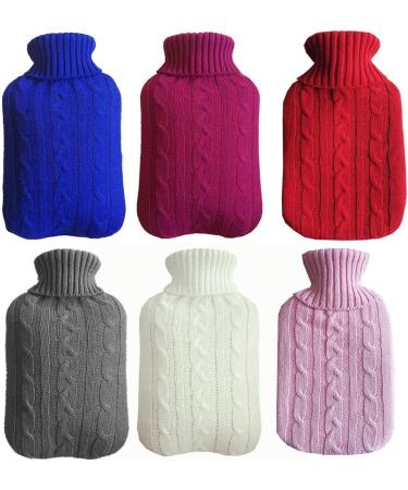 Xiaoye 2000ml Explosion-Protected Hot Water Bottle - Safe Soft Large Red Cover for Winter Heat Protection - Buy Online on GoSupps.com