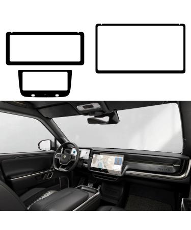 Screen Protectors for Rivian R1T / R1S (PET based, Easy Install, No Bubbles) (All 3 (Navigation + Dash + Back), Clear) All 3 (Navigation + Dash + Back) Clear